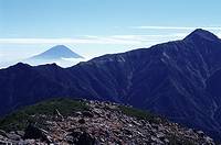 北岳と富士山