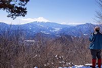権現山山頂から富士山