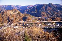 菊花山から百蔵山方面の展望