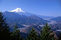 富士見平から富士山