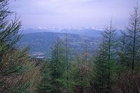 小野子山頂上から谷川連峰