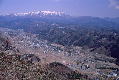 戸神山から上州武尊山の眺め