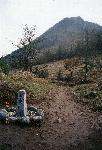 小さな分水嶺から笠取山