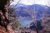 さくら湖と武甲山
