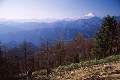 七ツ石山から富士山