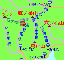 鷹ノ巣山マップ