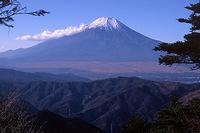 峰神社付近から富士山