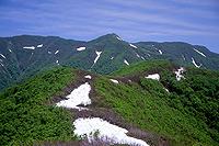 台山尾根から神室山