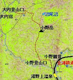 小野岳マップ
