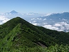 八ヶ岳・三ツ頭と富士山
